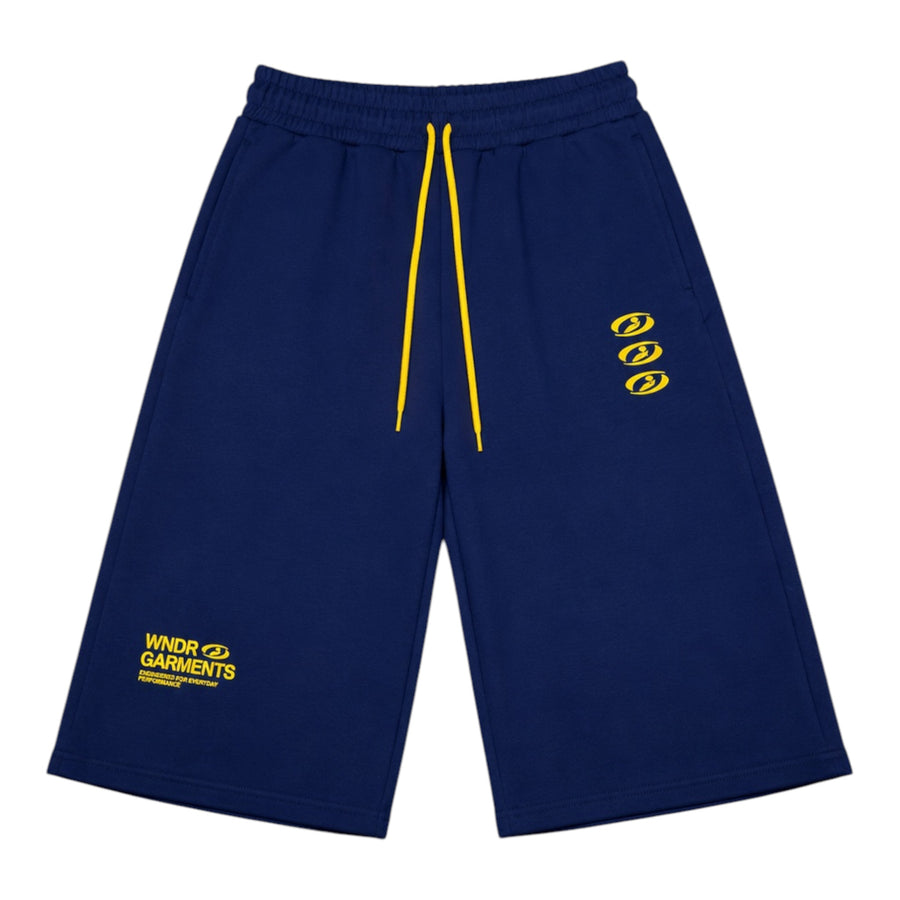WNDR Hoop Shorts Navy / Yellow