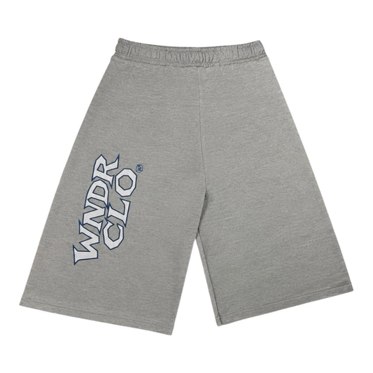 WNDR Hoop Shorts Heather Grey / Blue
