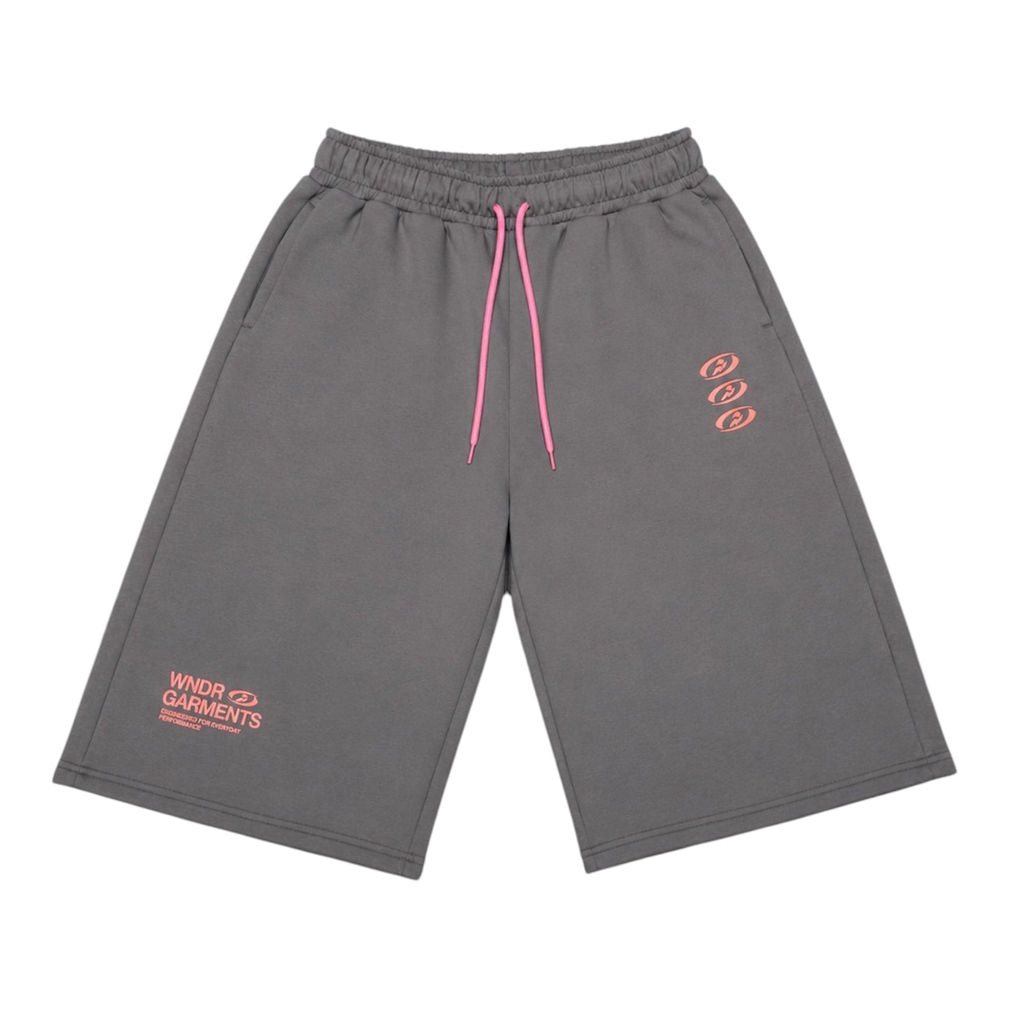 WNDR Hoop Shorts Grey / Pink