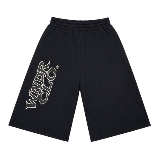 WNDR Hoop Shorts Black / Off-White